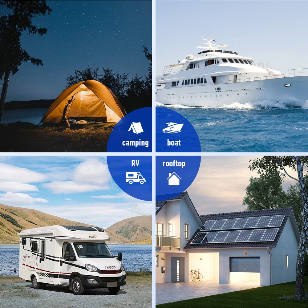 One Pair Solar Panel Y Branch Cable Connection Adapter Connector Extension US