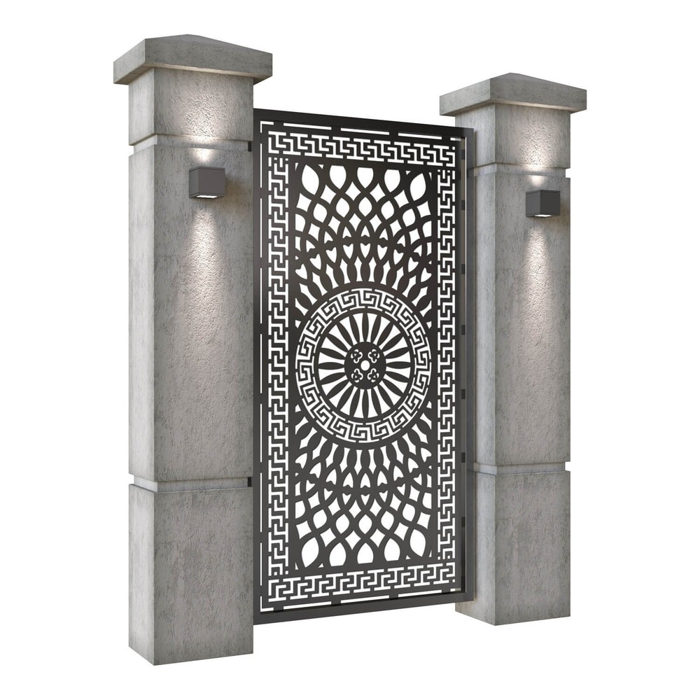 Gorgeous Custom Handcrafted Metal Entry Gate