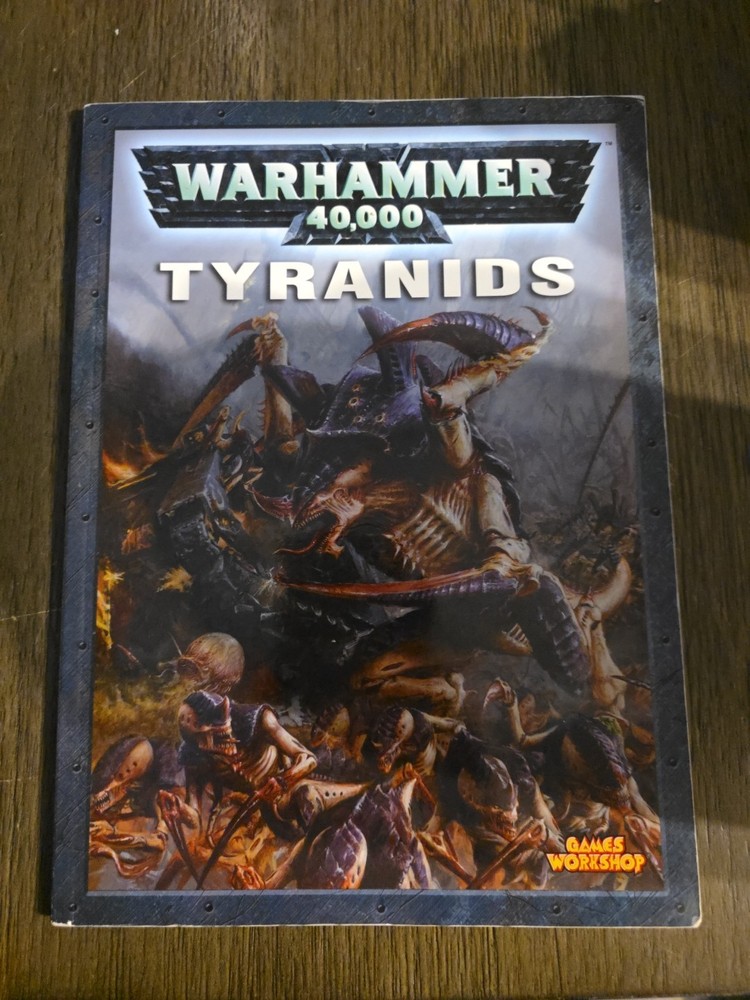 GW Warhammer 40K TYRANIDS codex 4th Edition supplement rulebook softcover
