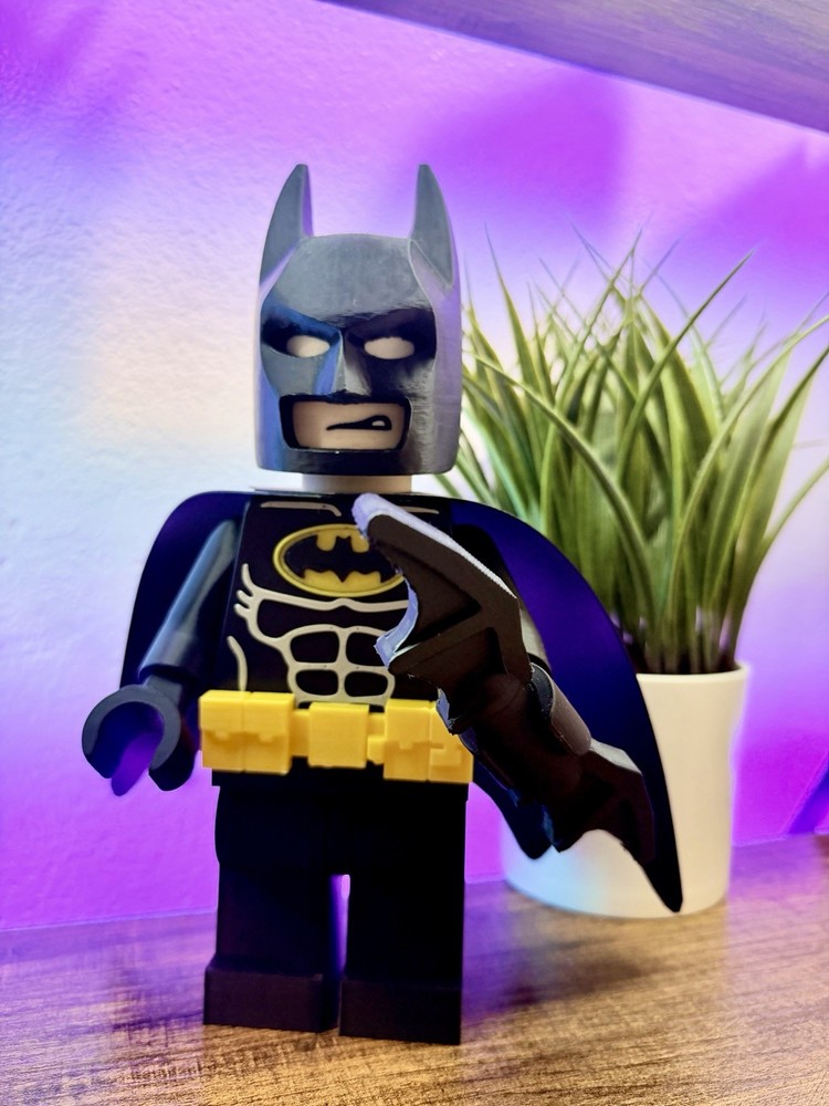 Batman Brick Figure 8 In (3D Printed)