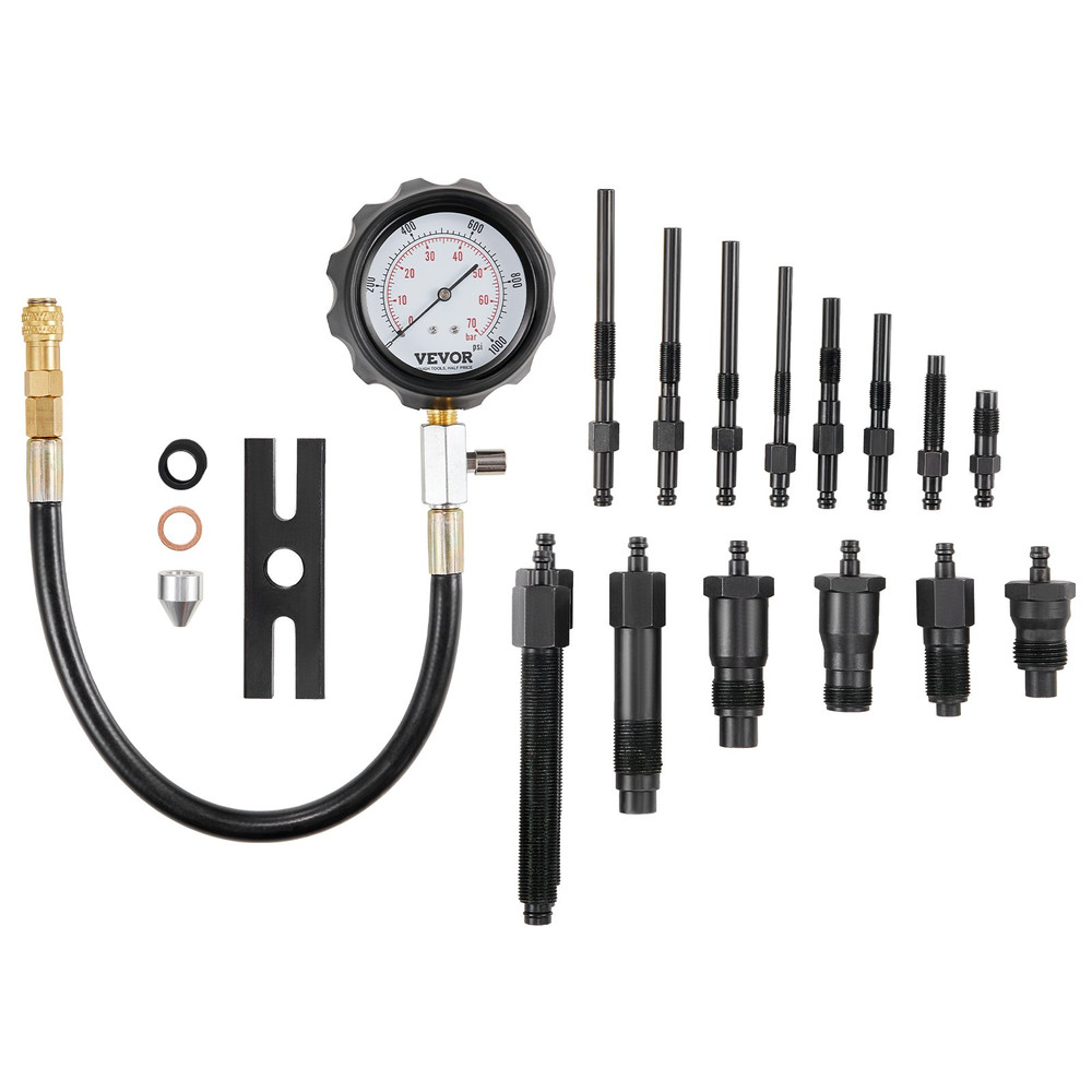 Diesel Engine Compression Tester | Cylinder Pressure Test Tool Kit