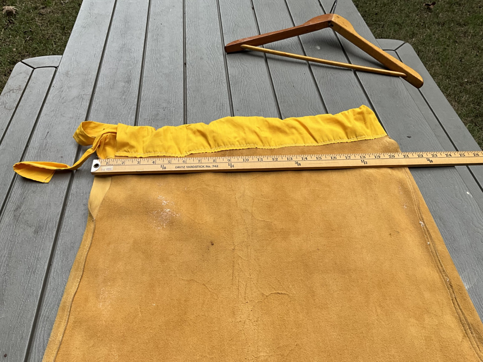 Vintage? Native American Apache Beaded Leather Dress With Tin Cones # 2