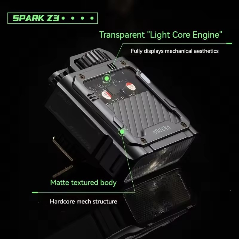 VILTROX Spark Z3 Multi-Functional TTL Rechargeable Camera Flash Light Speedlite