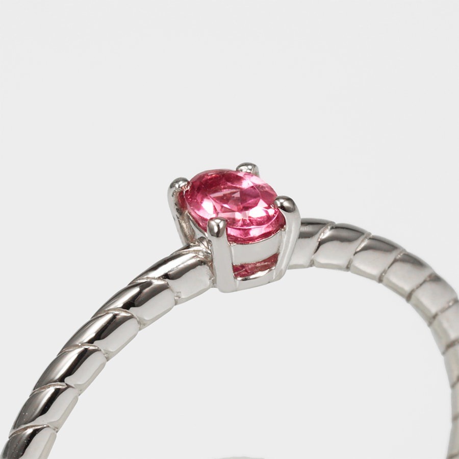 Pink Tourmaline Ring /c0021trpi