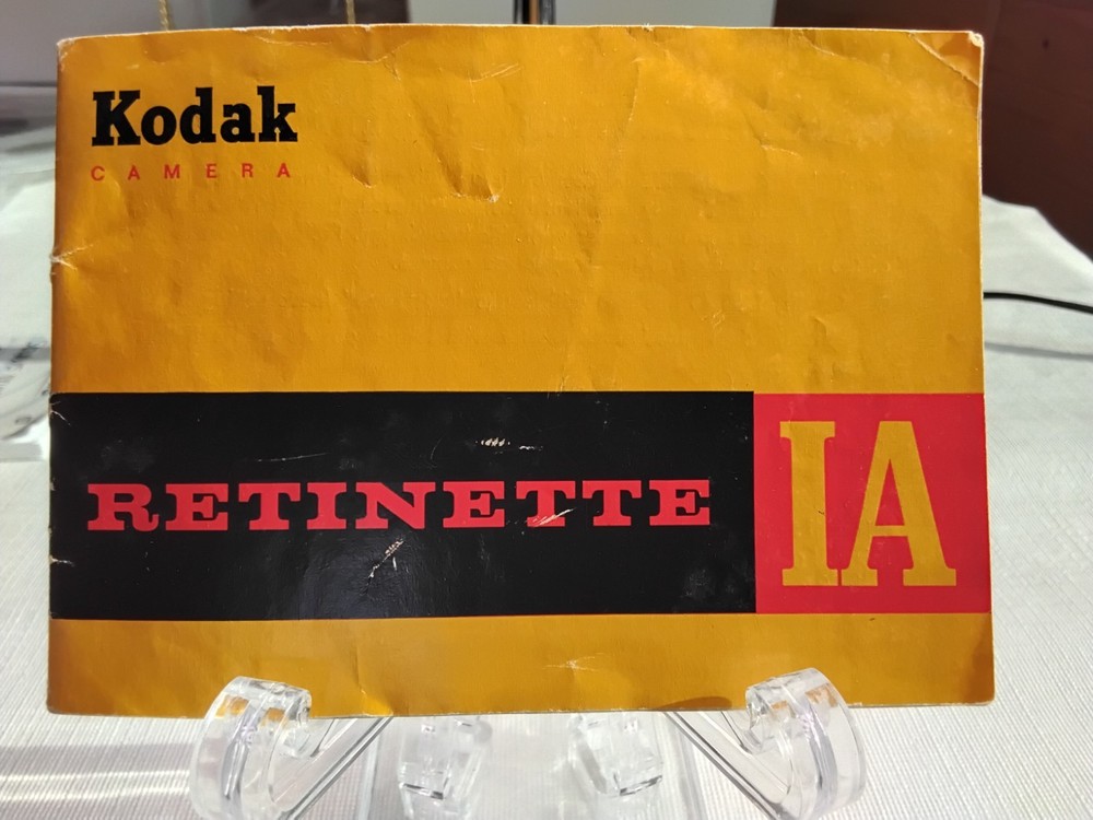 KODAK RETINETTE IA INSTRUCTION BOOK