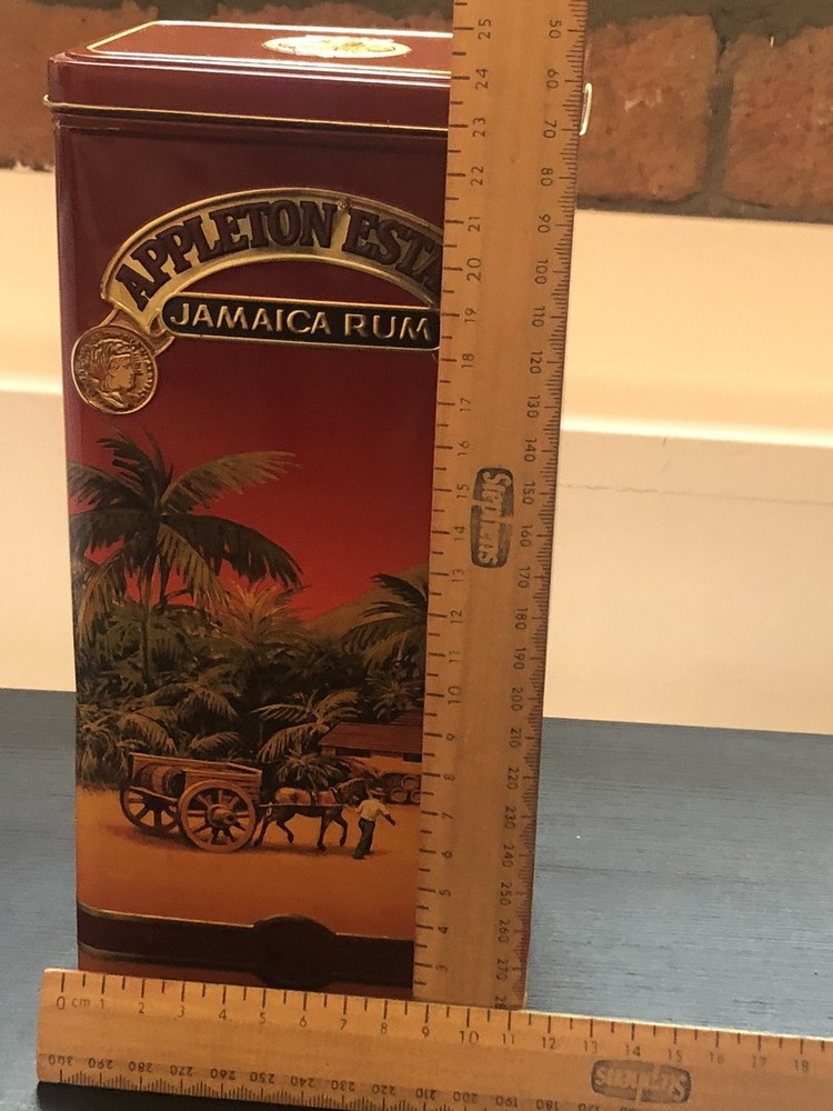 Apple Esata EMPTY Jamaica Rum Tin. Ref:01