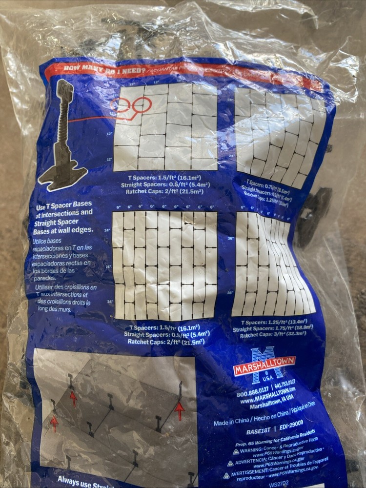 Fast Tile Spacers - 50 Pieces