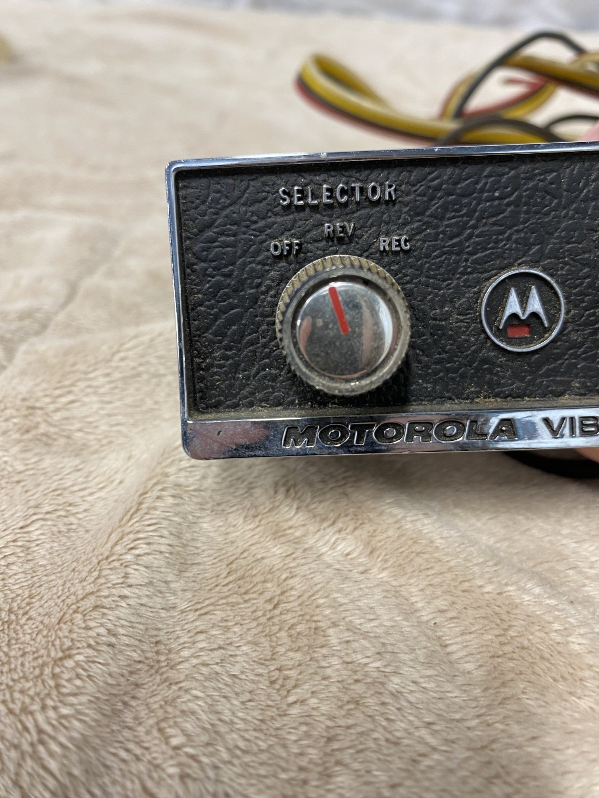 Vintage Motorola R200 Vibrasonic CONTROL SWITCH UNIT ONLY