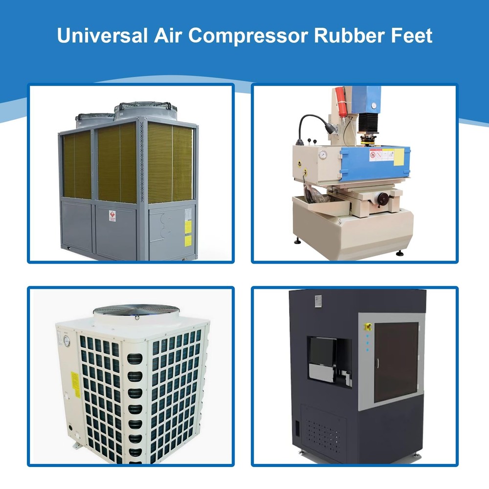 Solid Shock Pad for Air Compressor Pads or Equipment Shock Absorbing, Solid R...