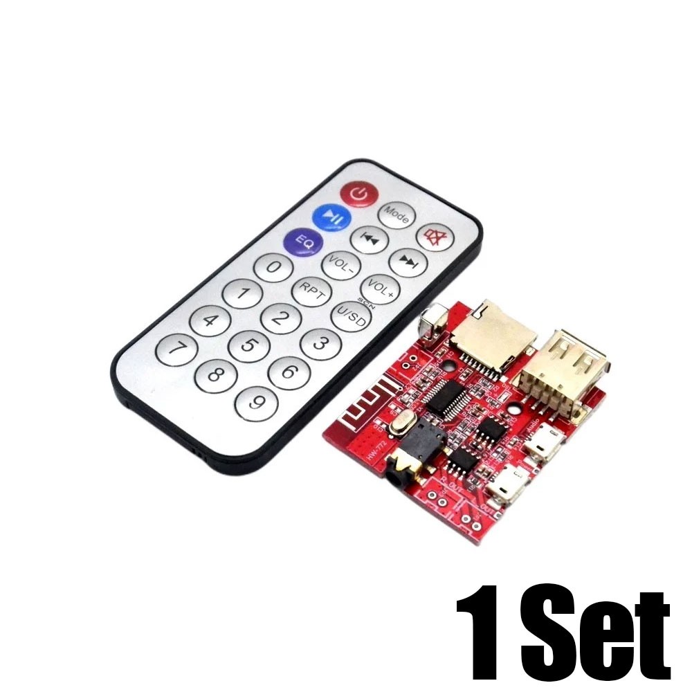 Car Bluetooth 4.1 MP3 WAV Decoding Board Speaker Amplifier Audio Receiver Module