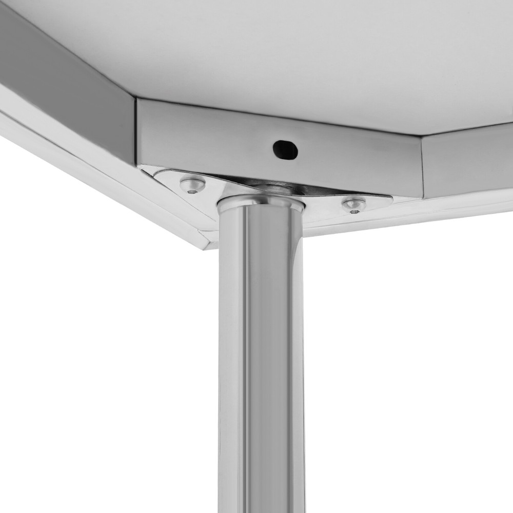 Adjustable Work Table, 30x30x26in Stainless Steel Prep Table for Kitchen,