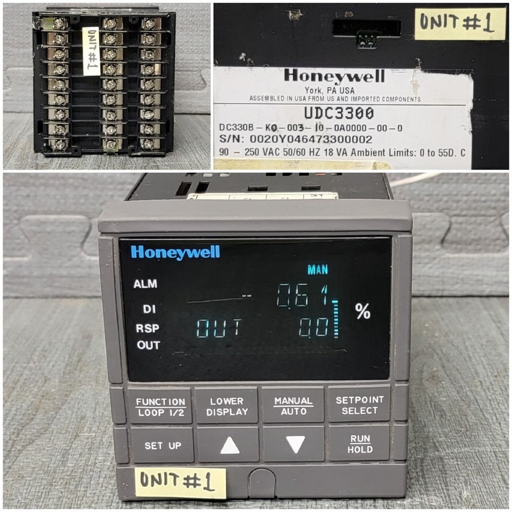 Honeywell UDC3300 Universal Digital Limit Controller All Units In Working Order