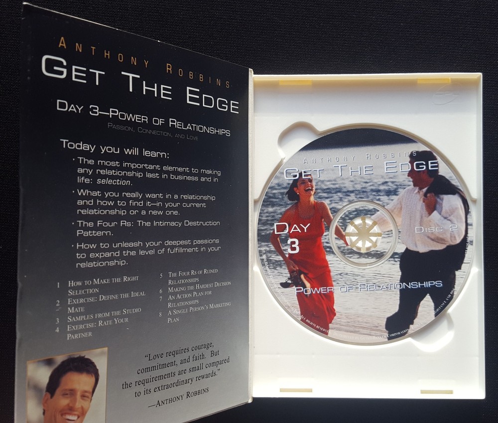 ANTHONY ROBBINS - GET THE EDGE 7 Day CD PROGRAM TO TRANSFORM YOUR LIFE