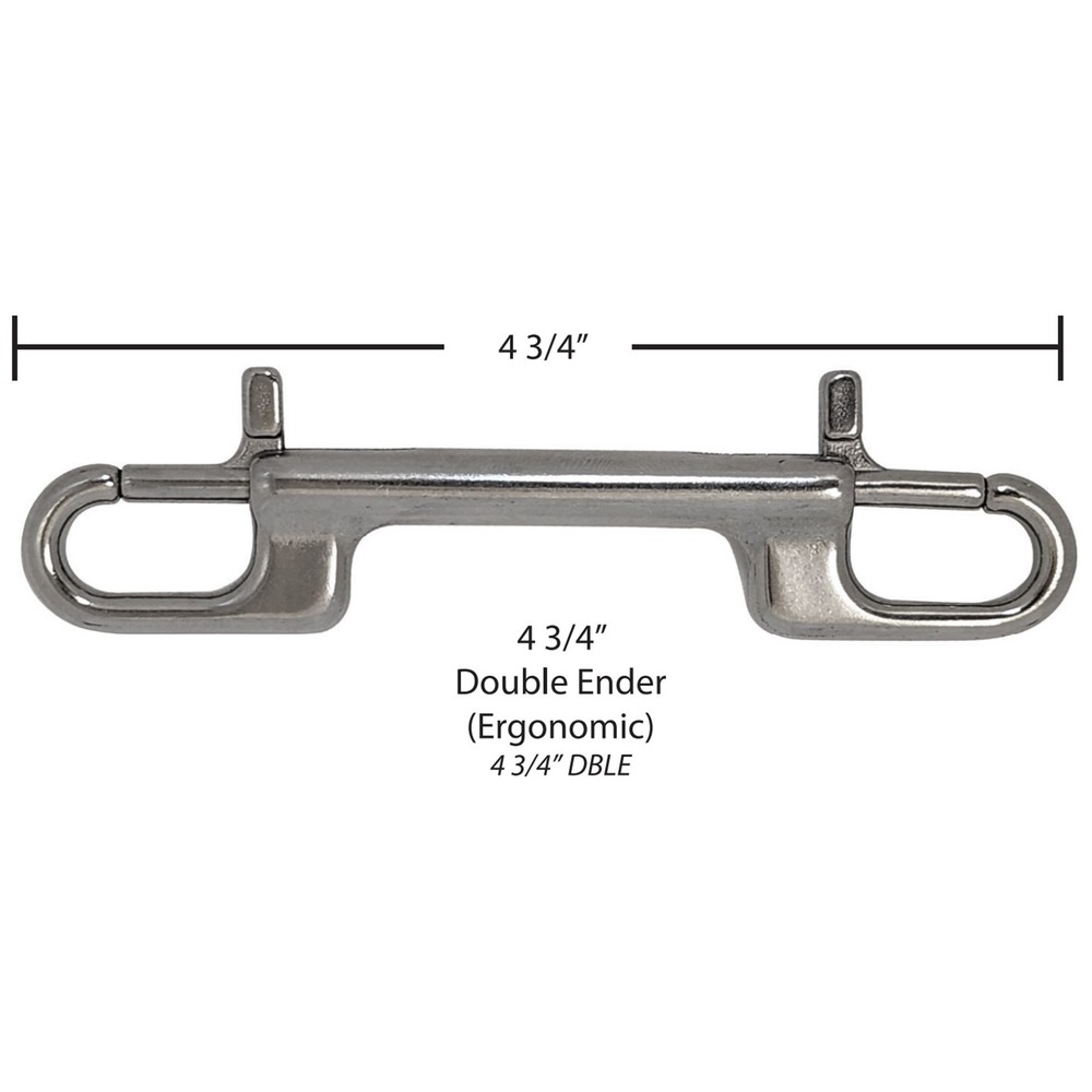 Walker Dive Clip System - 2 Pack Stainless Steel Ergonomic Double Ender Bolt