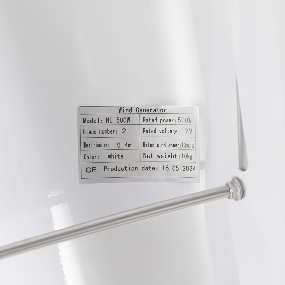 100W Helical Wind Turbine Generator with Controller for Low Wind Conditions