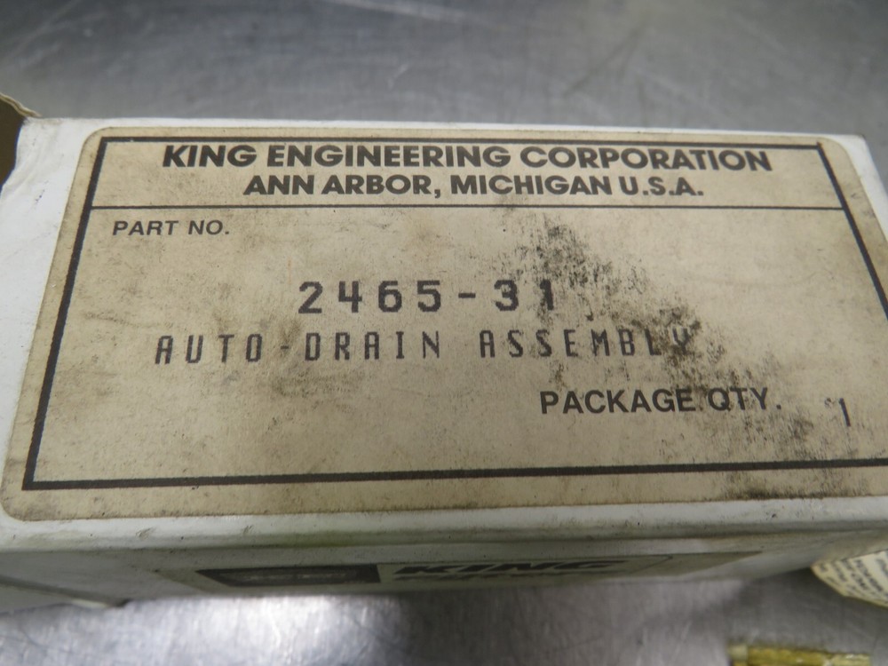 King Engineering 2465-31 Auto Drain Assembly