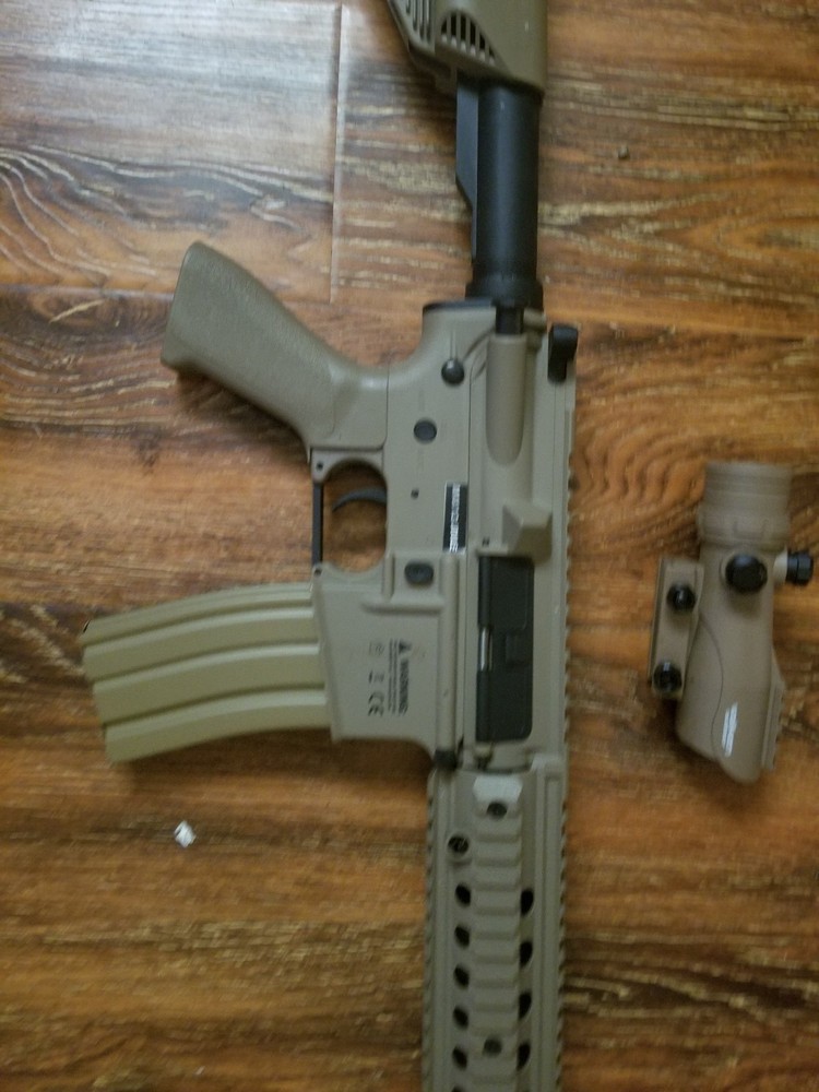 Tan Full Auto/semi Auto Airsoft Aeg
