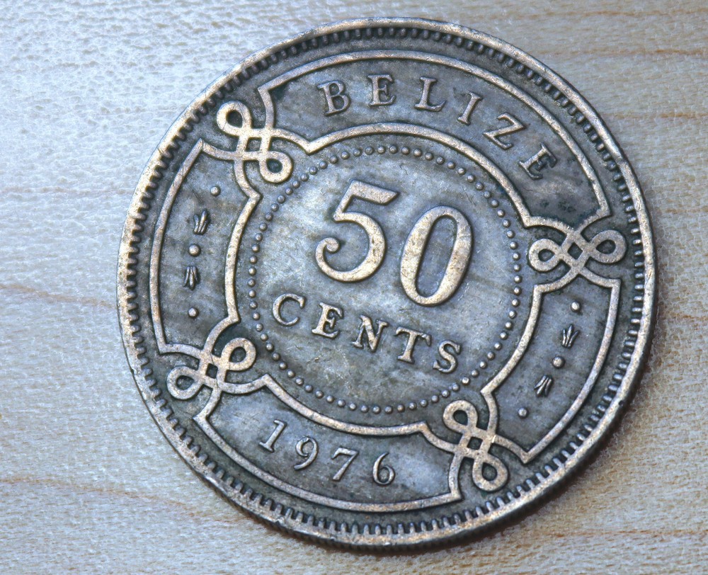 1976 Belize 50 Cents
