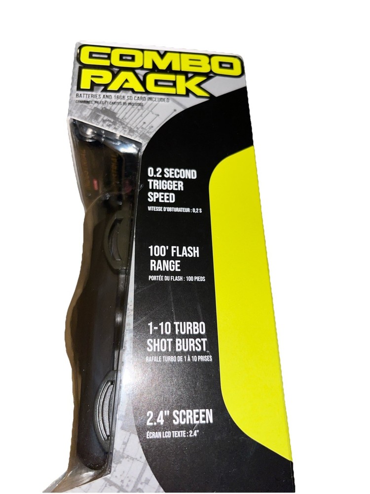 NEW Covert Scouting Camera MP30 Trail Cam Combo Pack Includes SD Card, Batteries