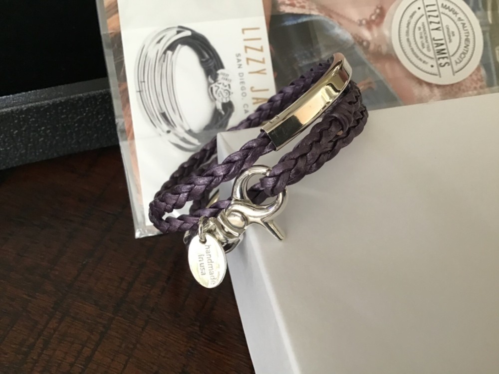 NWT Lizzy James Sterling Silver Mini Harmony Bracelet size Medium 