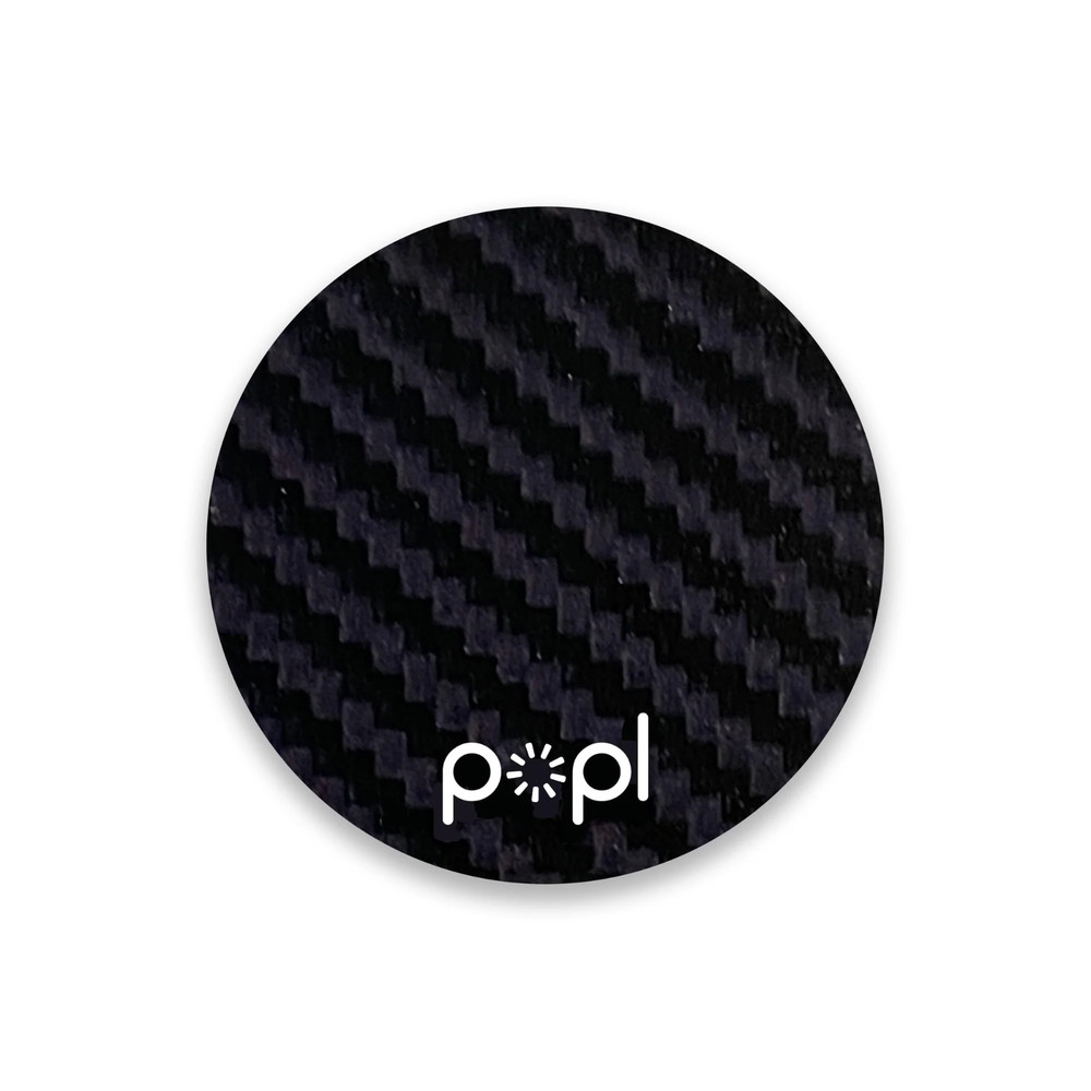 Popl Flat - Digital Business Card - Carbon Fiber