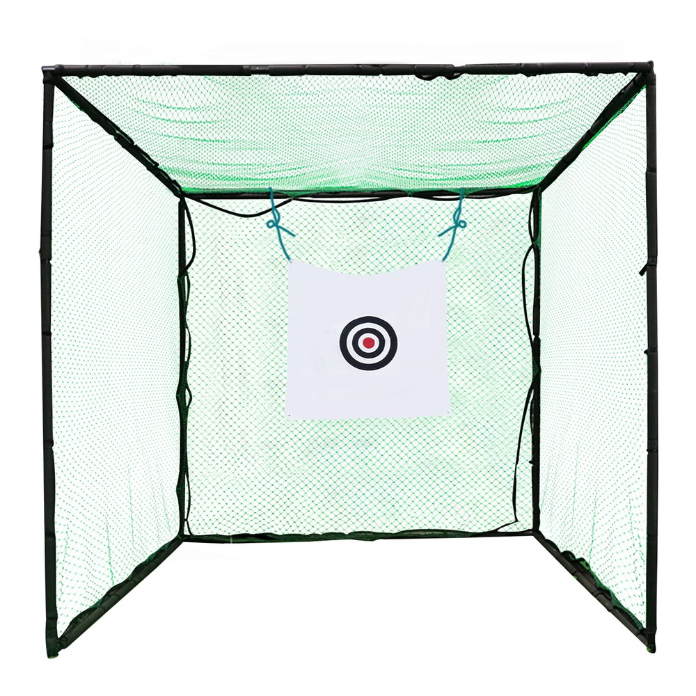9.8ft Golf Practice Net Foldable Golf Hitting Cage Practice Net Training Aid NEW