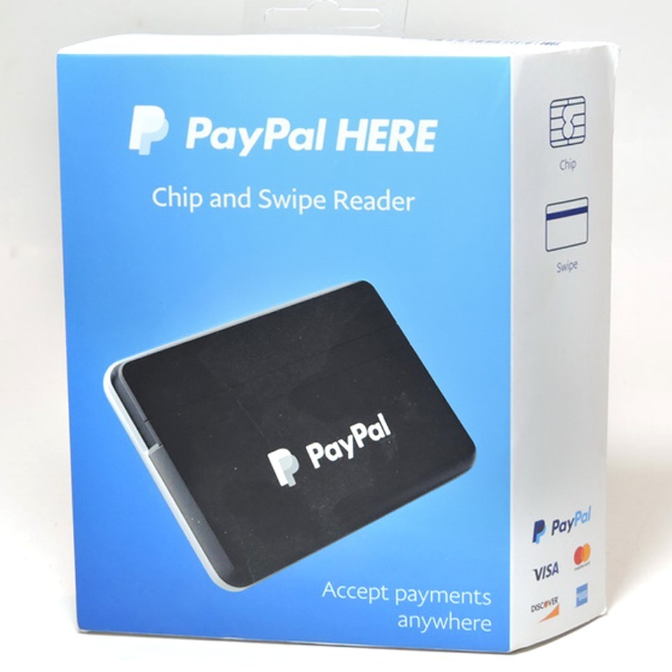 PayPal "HERE" Chip and Swipe Card Reader, Never Used