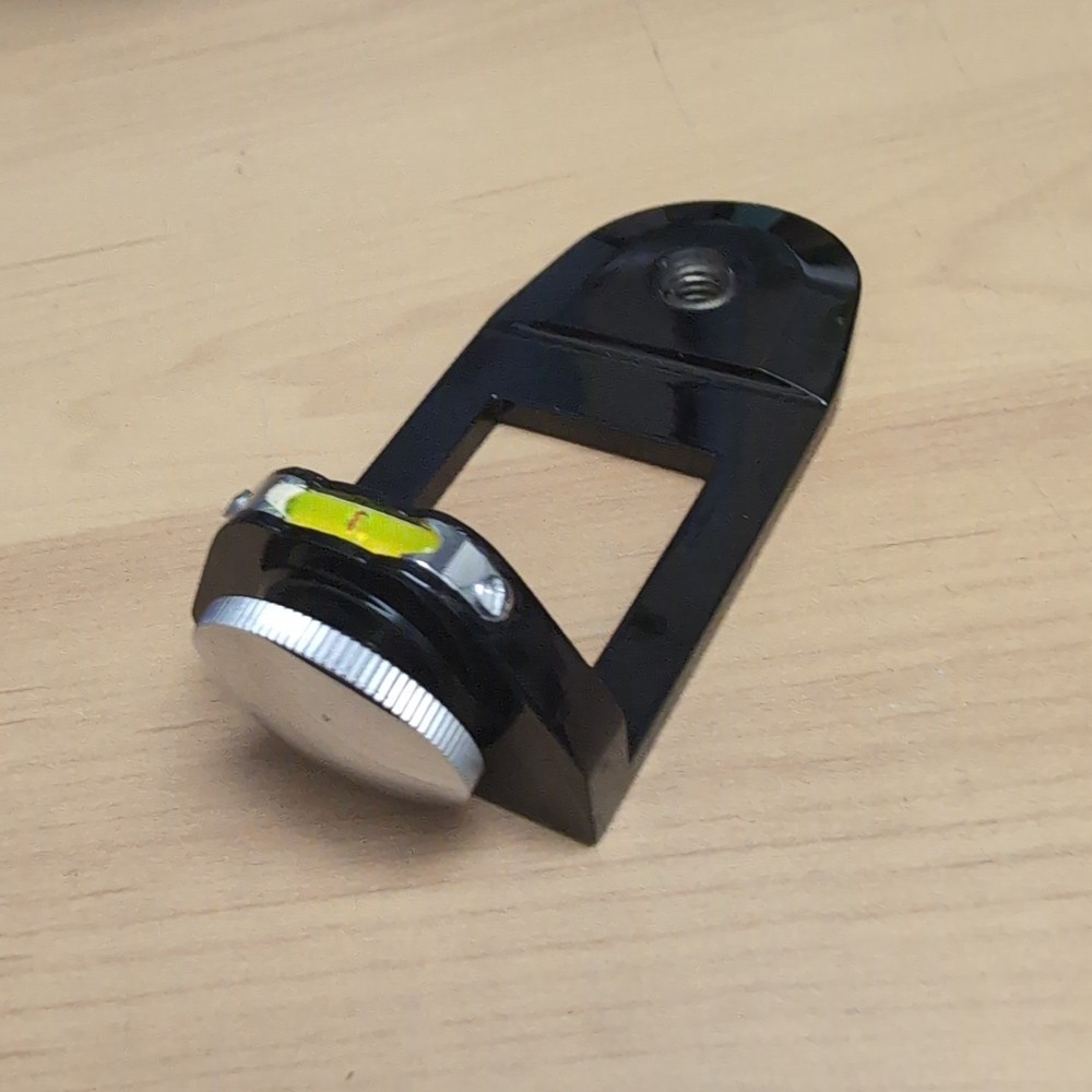 Black Camera Holder Bubble Level Only for VT or L Holder