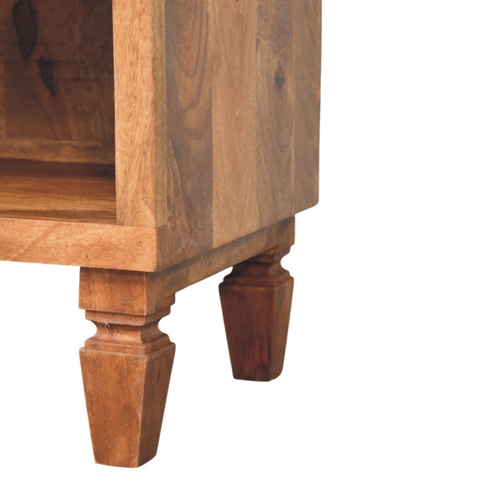 Arno Golden Teak Shoe Storage Bench