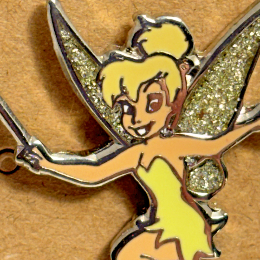 Disneyland Exclusive Tinker Bell Pin Set “It’s a Pixie Thing” Glitter Wings