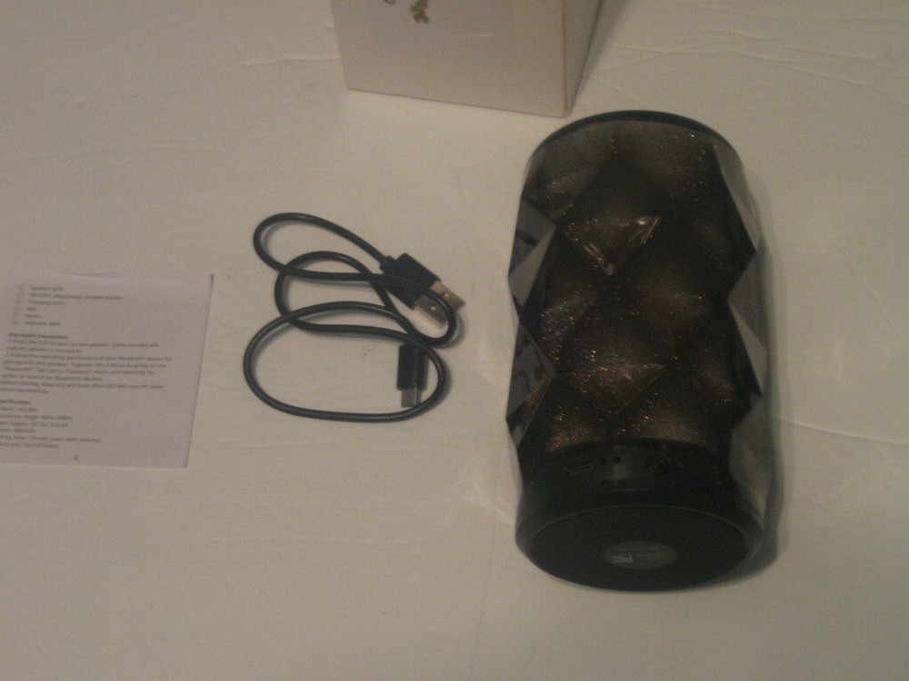 Chris Craft Diamond BT Speaker CPP-4687 Portable Wireless Multi-Color Lighted