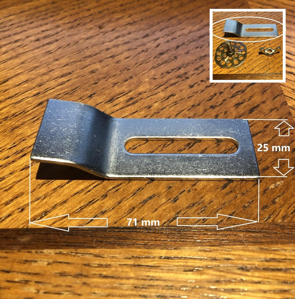 Sink Clips, Undermount Sink Brackets, Bathroom Kitchen Ceramic Stainless Stee...