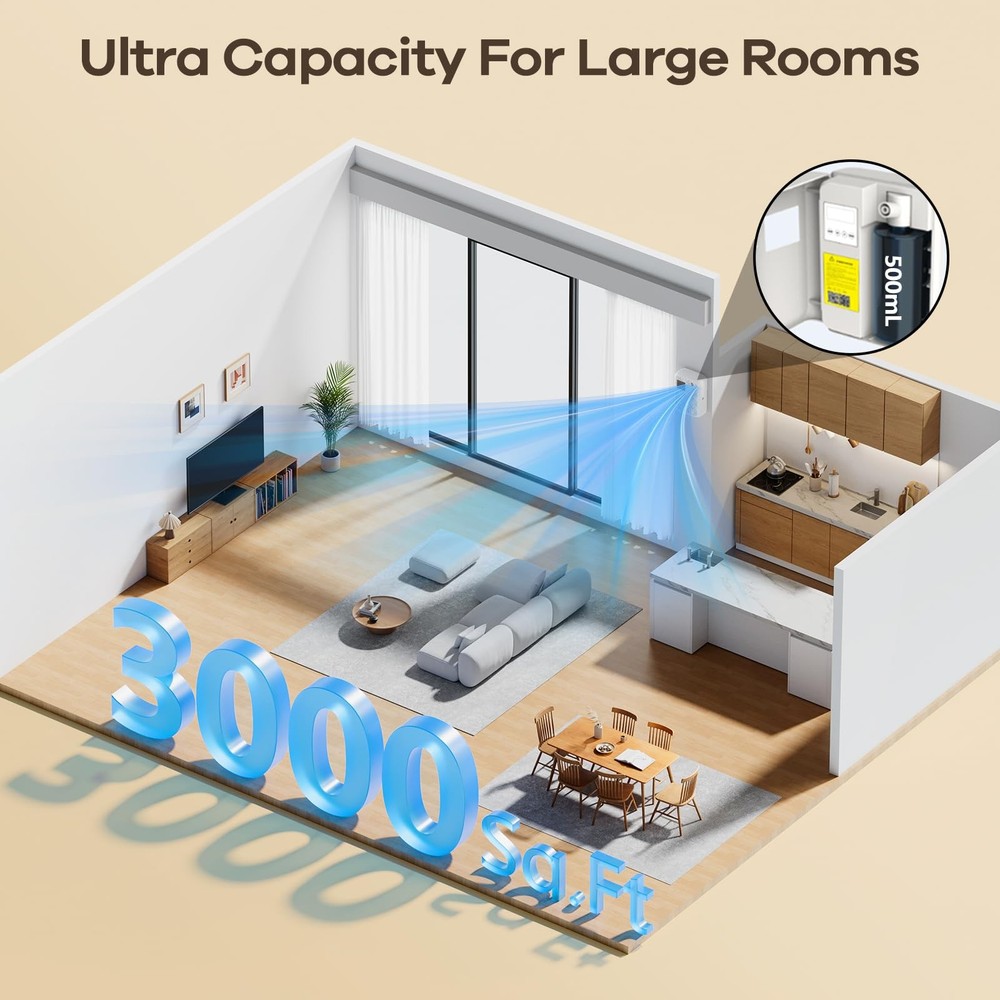 Waterless Essential Oil Diffuser, Hotel Scent White