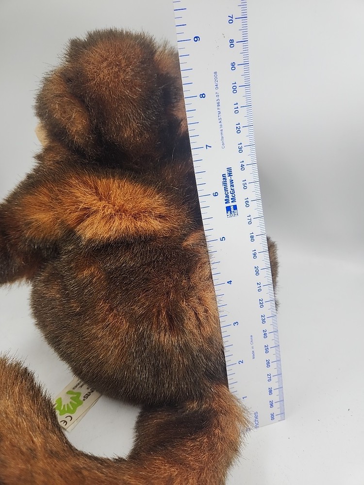 Folkmanis Monkey Puppet Plush Full Body Brown Monkey Chimp Long Tail
