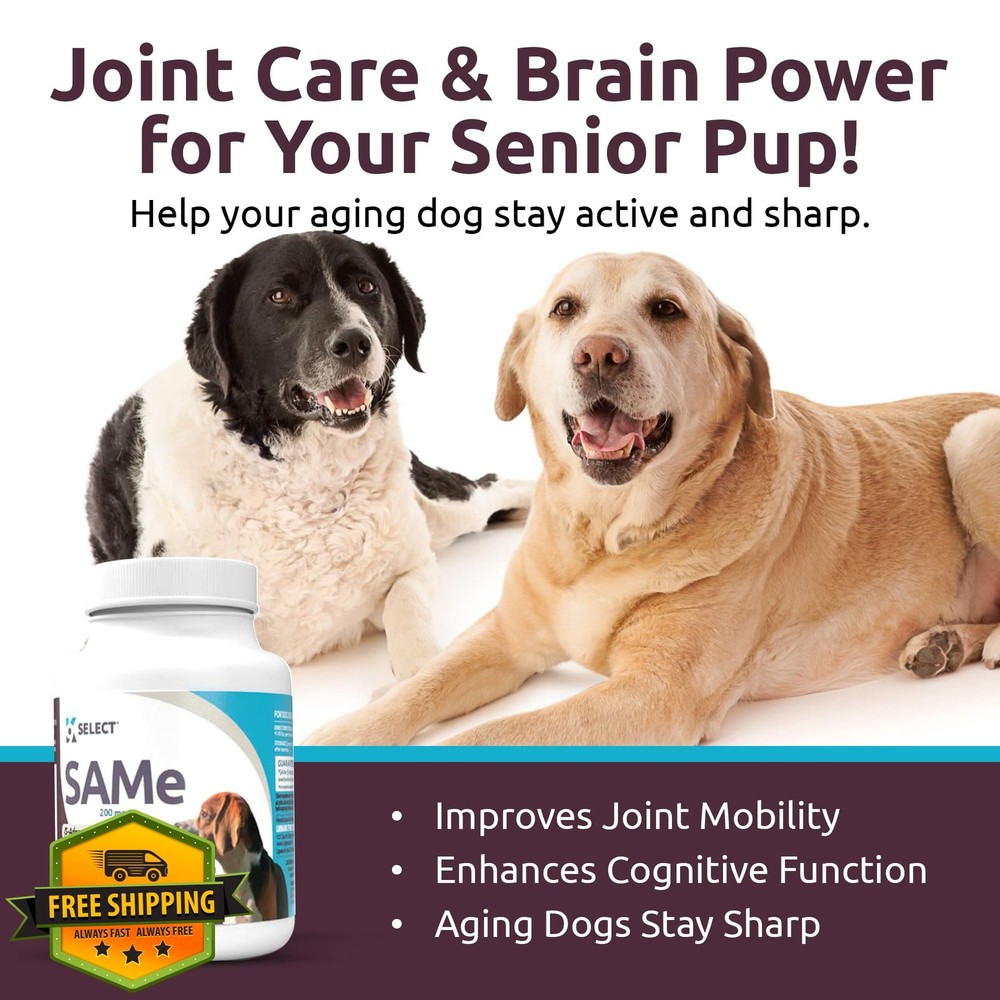 K9 Select SAM-e Dog Tablets 60ct 200mg Medium Large