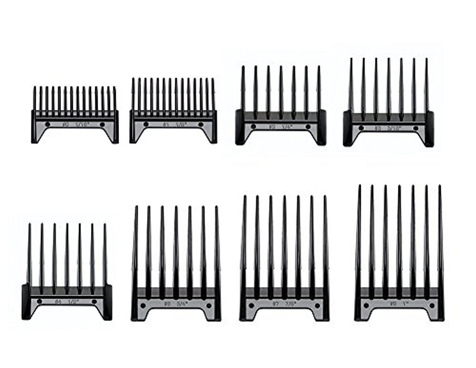 Oster 8 Piece Guide Comb Guard Attachment Set for Fast Feed Clippers