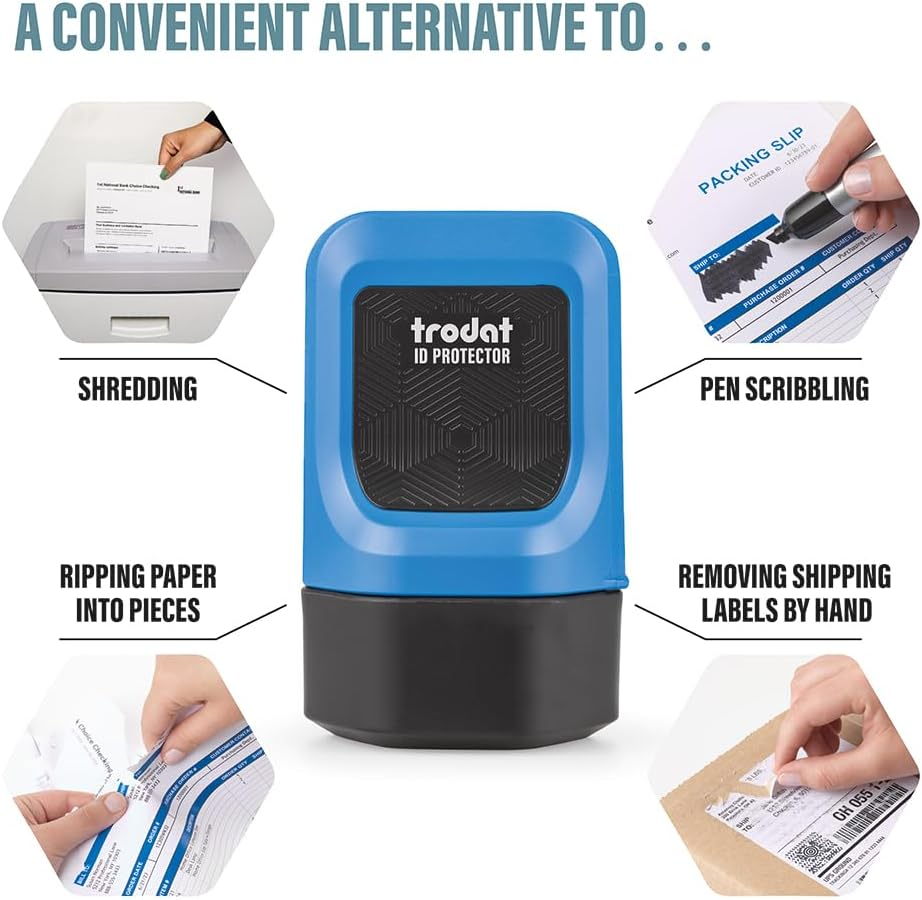 ID Protector Ink Roller – Identity Theft Protection Roller Stamp