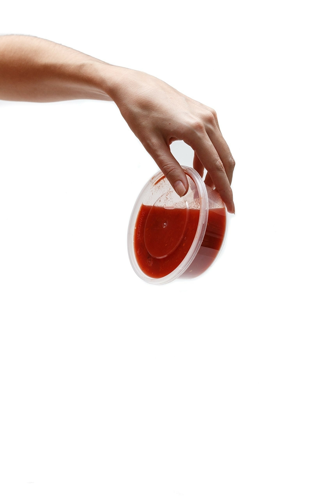 Healthy Packers 8 oz Plastic Food Storage Containers with Lids - (50 pack)