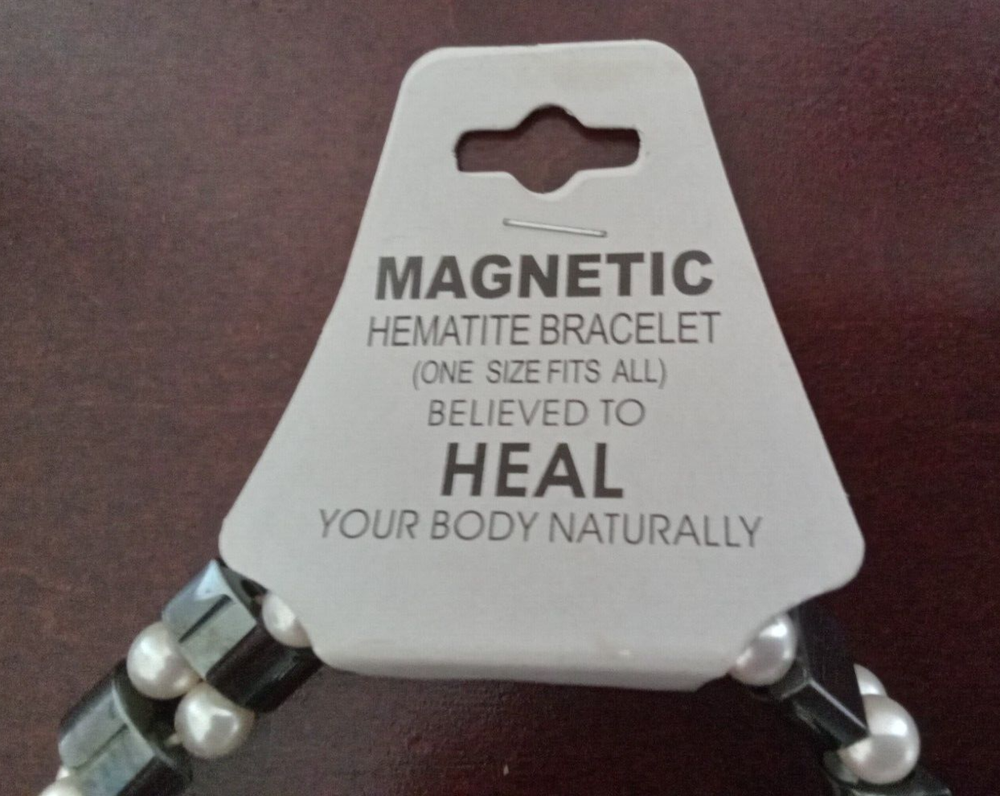 MAGNETIC HEMTITE BRACELET STRETCH BRACELET