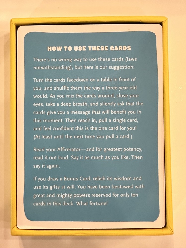 Affirmators! 50 Affirmation Cards To Help You Help Yourself