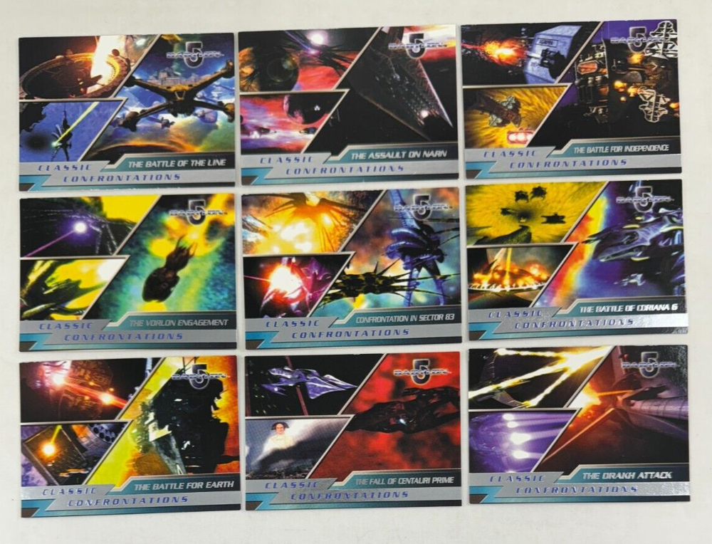 THE COMPLETE BABYLON 5 (Rittenhouse 2002) CLASSIC CONFRONTATIONS Chase Card Set