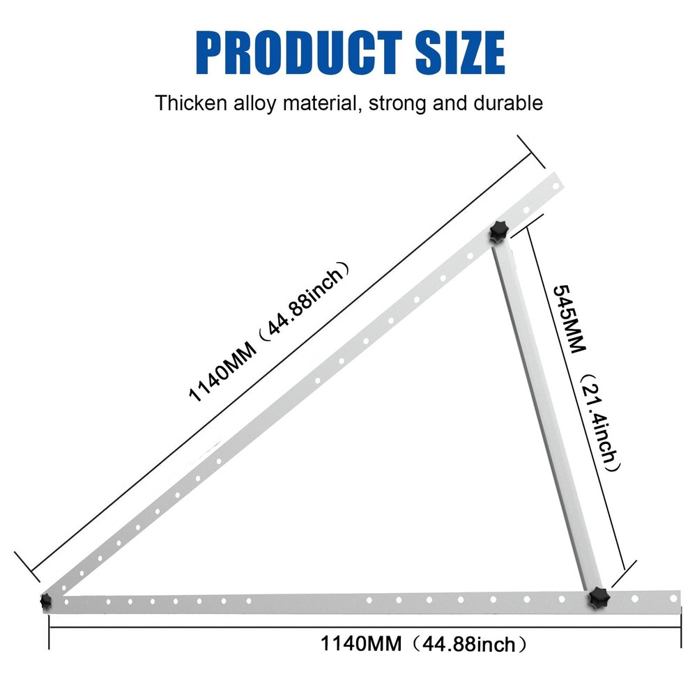 Solar Panel Mount Brackets, 2 Sets 45 inch with Foldable Tilt Legs, Suitable ...