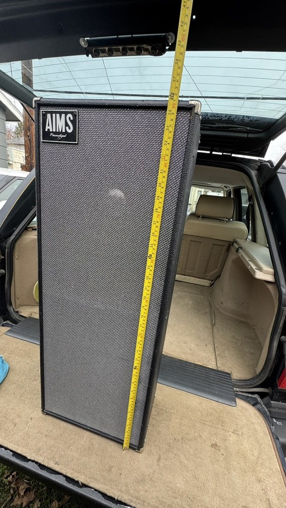 (2) AIMS mini P.A speaker cabinets