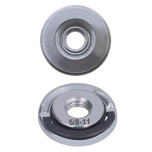2Pcs Angle Grinder Flange Nuts with 5/8-11 Inch Thread, Quick Change Grinder