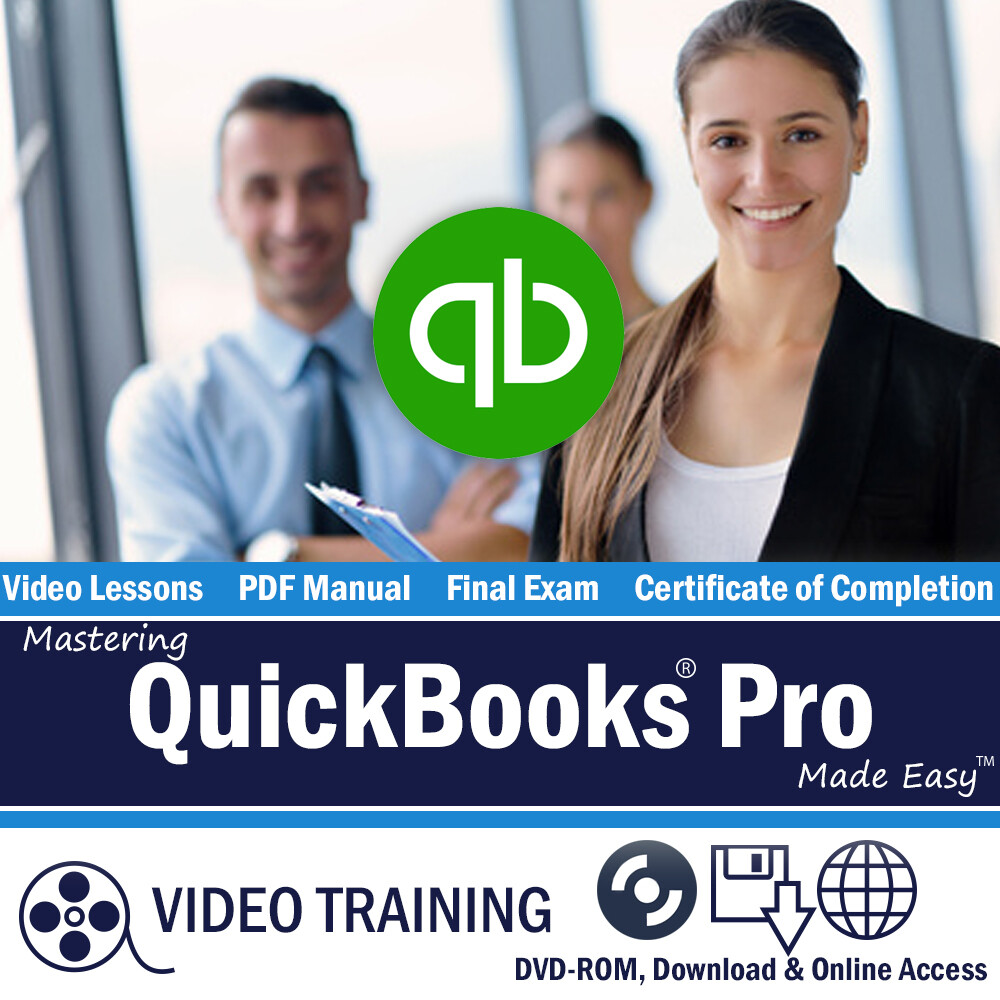 QUICKBOOKS PRO 2016 Training Tutorial DVD and Digital Course 184 Videos 9 Hours