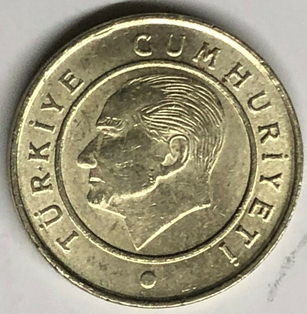 # C2422     TURKEY    COIN,     5  KURUS    2018