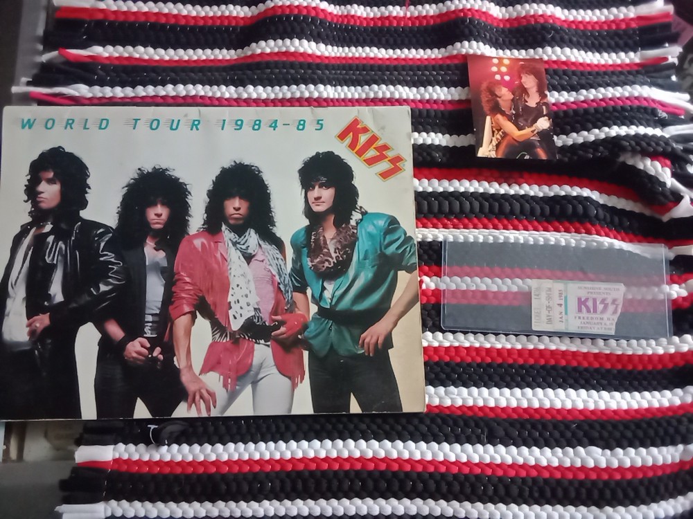 Kiss 💋 Ticket Stub History Animalize Tour 1-4-85, Johnson City Tennessee 🎸