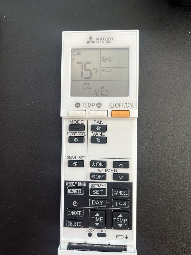 Mitsubishi Electric Replacement Remote Controller SH22A
