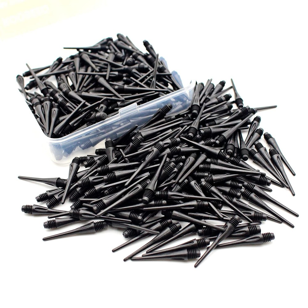 2BA Thread Plastic Tip Dart Points 300 Pack Soft Dart Tips Replacement Dart A...