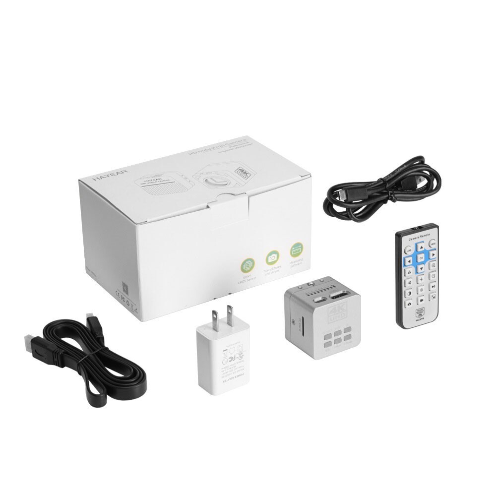 HY-6210S Grey HD 4K Microscope Camera Electronic Eyepiece 16MP Camera USB3.0